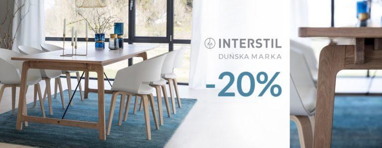 -20% na meble duńskiej marki INTERSTIL