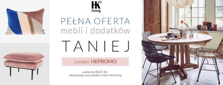 Meble i dodatki taniej w HK LIVING