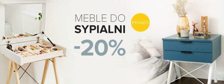 Urządź sypialnię z Minko – teraz meble -20% taniej
