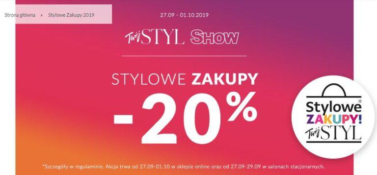 W Homli zrobisz zakupy 20% taniej z kodem rabatowym z „Twojego Stylu” lub „Show”