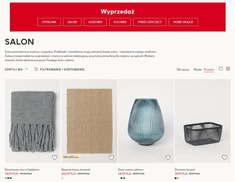 Sezonowa wyprzedaż w H&M Home
