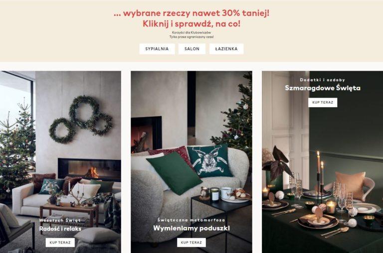 Wybrane rzeczy 30% taniej w H&M Home