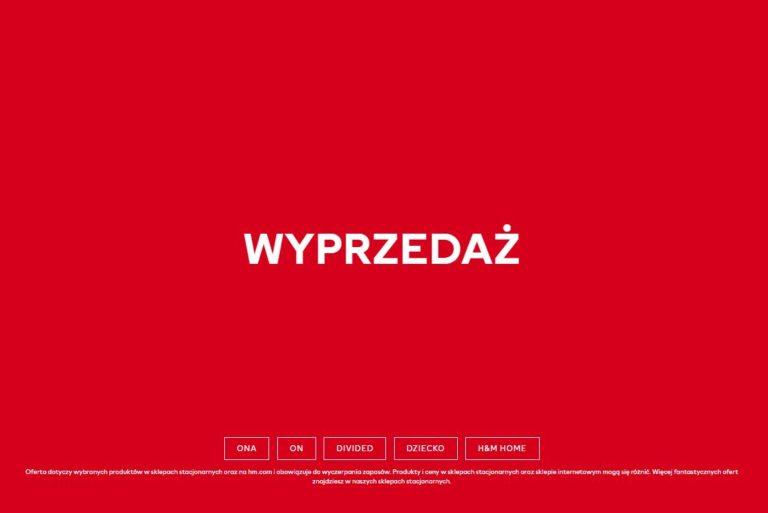 Wyprzedaż w H&M Home