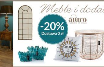 20% na meble i dodatki Aluro