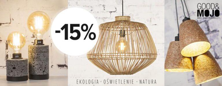 -15% na oświetlenie Good&Mojo
