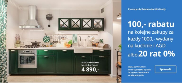 Wydaj 1000 zł w Ikea, a otrzymasz 100 zł rabatu na kolejne zakupy