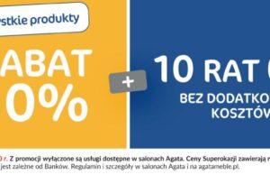 Promocja na wszystkie produkty w Agata agata