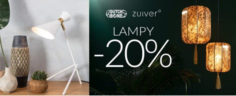 -20% na lampy w Zuiver