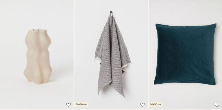 Hity cenowe w H&M Home do 49,99 zł